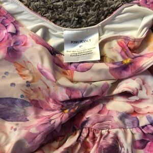 Posh Peanut Pink and Purple Floral Dress